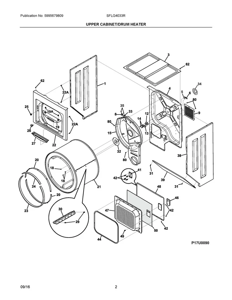 Frigidaire Dryer Door Catch - 131658820, Replaces: 00634863 - Image 2