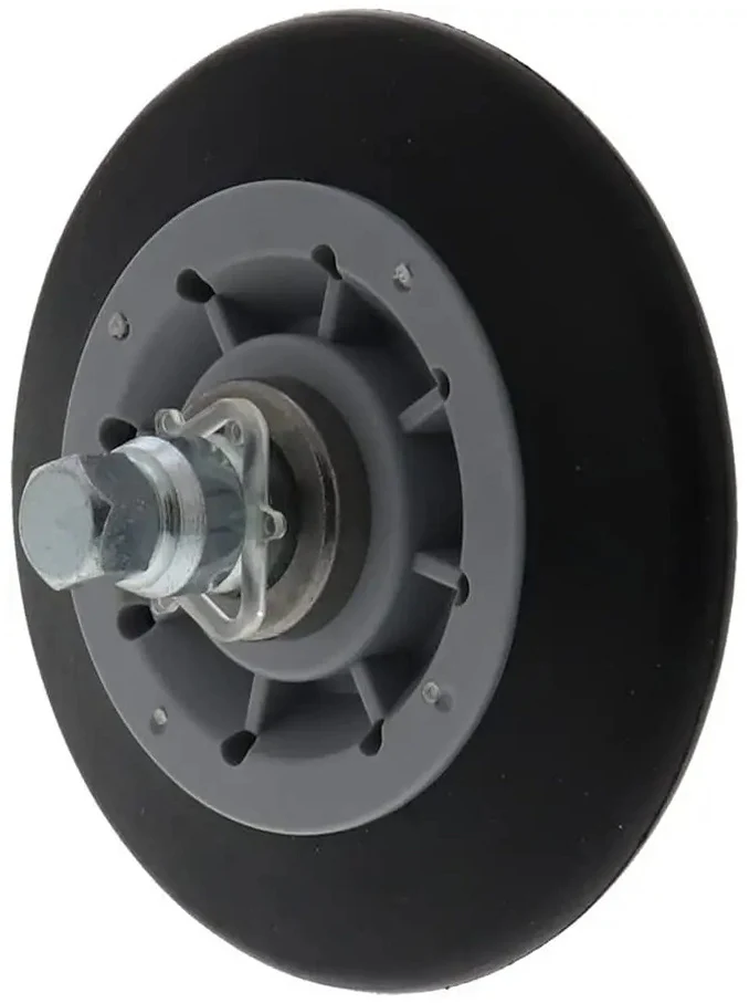 GE Dryer Roller Wheel Assembly - WE03X10016, Replaces: WE01X10384