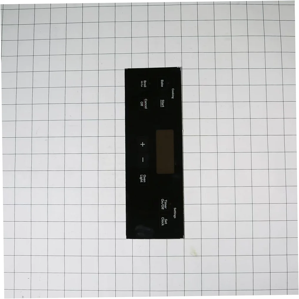 GE Range /Oven Control Overlay (Black) - WB07X21373