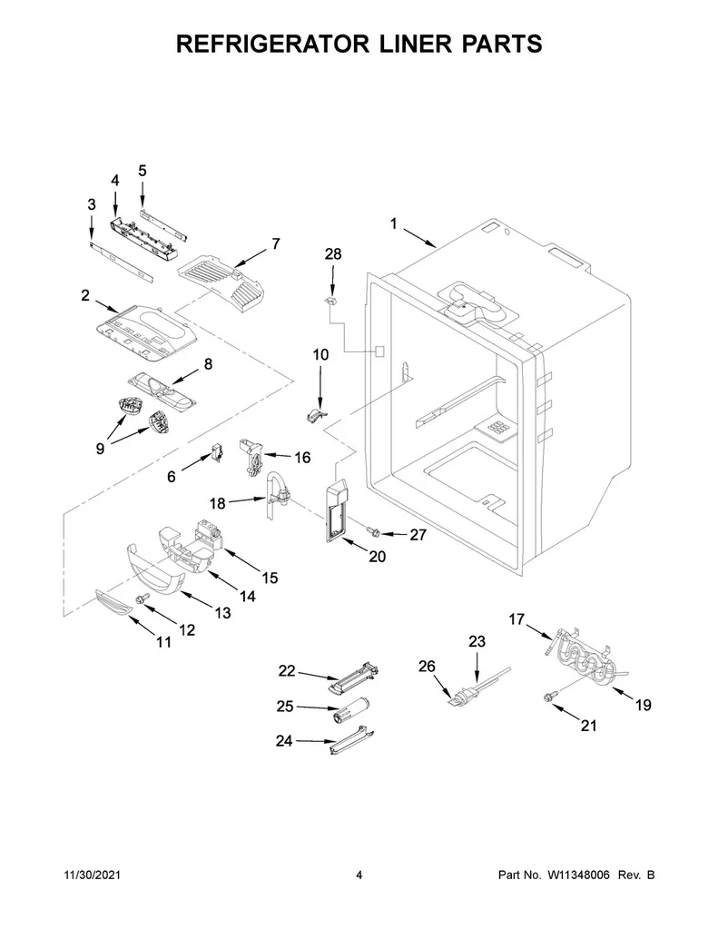 Whirlpool Refrigerator Damper Control Assembly - WPW10594329, Replaces: W10127431 - Image 2