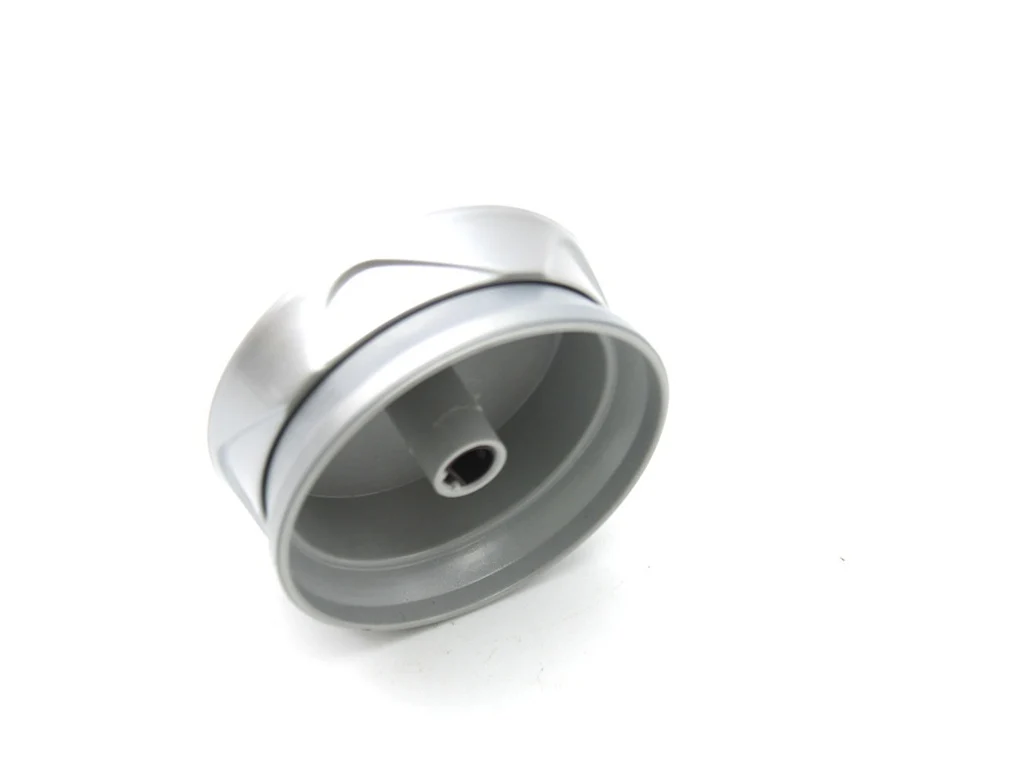 Whirlpool Washer Control Knob (Silver) - WPW10251379, Replaces: W10251379